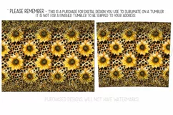 Sunflower Tumbler, Leopard Print Tumbler, Glitter Animal s1 Product Image 2