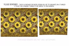 Sunflower Tumbler, Leopard Print Tumbler, Glitter Animal s2 Product Image 2