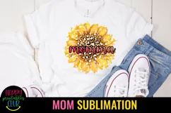 SUNFLOWER Momma  SUBLIMATION DESIGN- SUNFLOWER MUM PNG