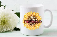 SUNFLOWER Momma  SUBLIMATION DESIGN- SUNFLOWER MUM PNG