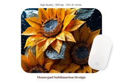 Sunflower Mouse Pad Sublimation | 3d Mousepad Sublimation 