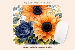 Sunflower Mouse Pad Sublimation Fall Mousepad Sublimation