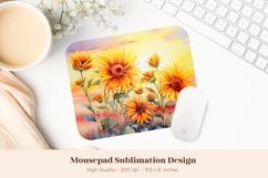 Sunflower Mouse Pad Sublimation  Fall Mousepad Sublimation