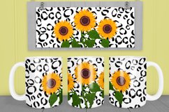 Mug sublimation sunflower wrap 15 Oz and 11 Oz Product Image 1