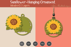 Hanging sunflower Ornament Product Image 1