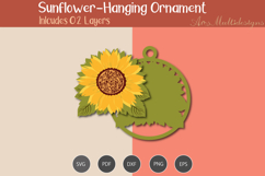 Hanging sunflower Ornament Product Image 3
