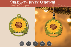 Hanging sunflower Ornament Product Image 2