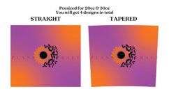 Bundle 6 Halloween Skinny Tumbler Sublimation Wrap SVG Product Image 13