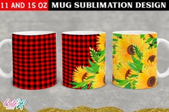 Sunflower Sublimation Mug Bundle Product Image 5