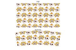 sunflower skull halloween 40oz quencher tumbler sublimation wrap uv dtf wrap SVG high resolution transparent background