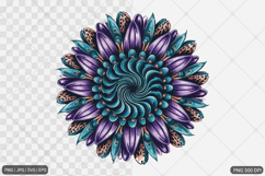 Sunflower Sublimation SVG PNG Product Image 1