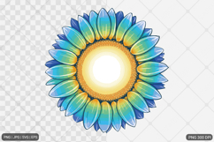 Sunflower Sublimation SVG PNG Bundle Product Image 10