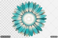 Sunflower Sublimation SVG PNG Product Image 1