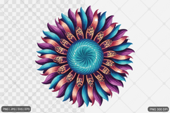 Sunflower Sublimation SVG PNG Product Image 1