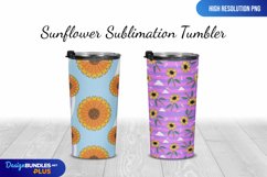 Sunflower Pattern Tumbler Wrap Design Product Image 1