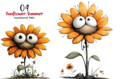 Sunflower Summer Clipart Product Image 1