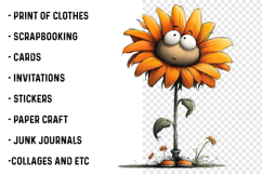 Sunflower Summer Clipart Product Image 2
