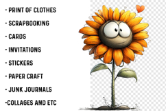 Sunflower Summer Clipart Product Image 2