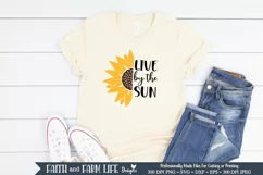 Live by the Sun | Sunflower SVG Product Image 4