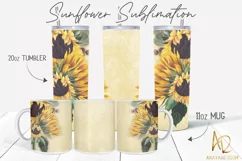 Sunflower Sublimation | 11oz Mug & 20oz Tumbler set Product Image 4