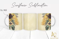Sunflower Sublimation | 11oz Mug & 20oz Tumbler set Product Image 2