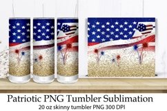 Patriotic Sublimation Tumbler. Patriotic Tumbler Png. Product Image 1