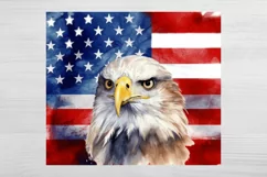 Patriotic Sublimation Tumbler. American Flag Png. Product Image 2