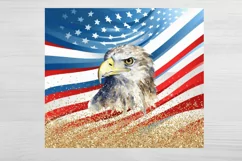 Patriotic Sublimation Tumbler. American Flag Png. Product Image 2