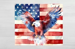 American Flag Png. Patriotic Sublimation Tumbler. Product Image 2