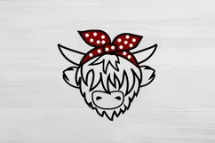 Farmhouse SVG Design. Highland Cow SVG. Farm House Sign. Product Image 2