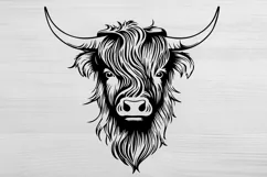Highland Cow SVG. Farm House Sign. Farmhouse SVG Design. Product Image 2