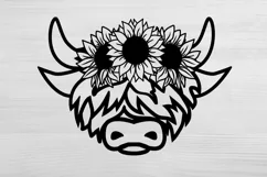 Highland Cow SVG. Farmhouse SVG Design. Farm House Sign. Product Image 2