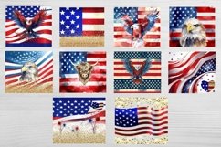 Patriotic Sublimation Tumbler Bundle. Patriotic Tumbler Png. Product Image 2