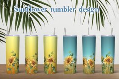 Sunflower sublimation tumbler wrap 20 Oz, sunflower tumbler  design
