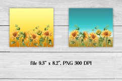 Sunflower sublimation tumbler wrap 20 Oz, sunflower tumbler  design
