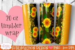 seasmless floral design for tumblers