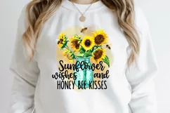 Sunflower Wishes And Honey Sublimation PNG Product Image 2