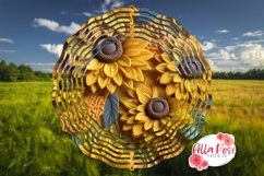 Sunflower 3D | 10" Sublimation Wind Spinner Product Image 1