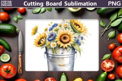 Sunflowers Cutting Board | Kitchen Cutting Board Product Image 1