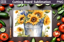 Sunflowers Cutting Board | Kitchen Cutting Board Product Image 1