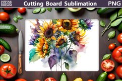Sunflowers Cutting Board | Kitchen Cutting Board Product Image 1