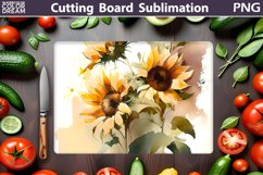 Sunflowers Cutting Board | Kitchen Cutting Board Product Image 1