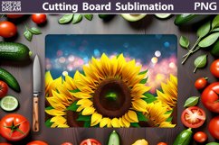 Sunflowers Cutting Board | Kitchen Cutting Board Product Image 1