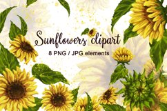Sunflowers clipart Product Image 1