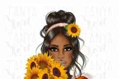 African American, Sunflowers Girl Product Image 5