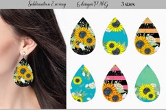 Sunflowers Teardrop Earrings | Flowers Earrings Bundle Product Image 1