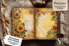 Sunflowers Junk Journal Pages Product Image 3
