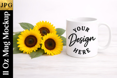 Sunflowers Mug Mockup JPG