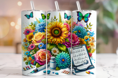 Nurse Tumbler Wrap Sublimation, Nursing Tumbler Wrap, Nurse Product Image 1