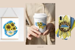 Sunflowers of Ukraine. Digital illustrations Product Image 5